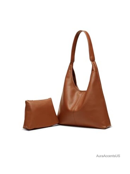 Handbags - Faux Suede Hobo Bag Women Slouchy Purse Shoulder Office Tote Handbag